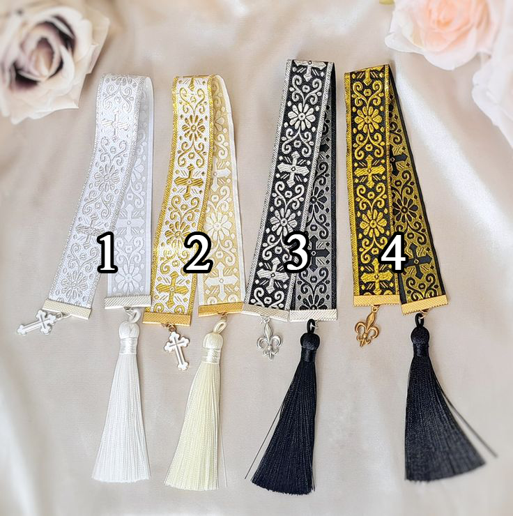 Ribbon Christian Bookmarks for Bible and Prayer Book