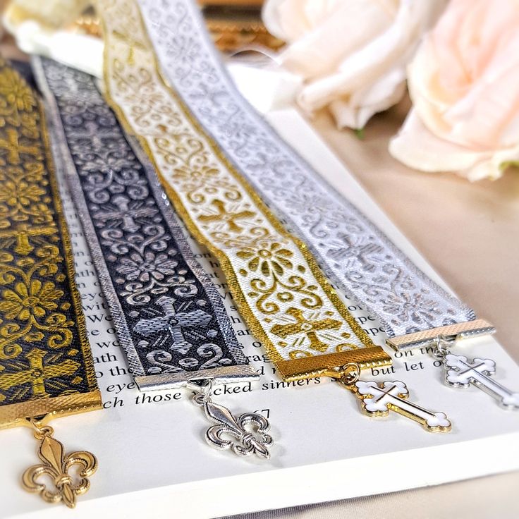 Ribbon Christian Bookmarks for Bible and Prayer Book