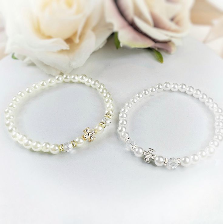 Wearable Orthodox Christian Prayer Rope bracelet with Pearls